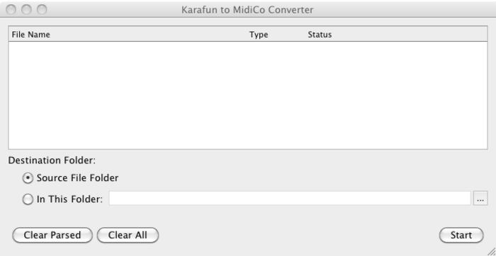 MidiCo Kfn to Mdc Converter