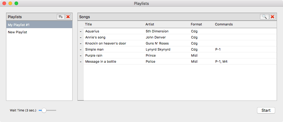 MidiCo Playlist Manager